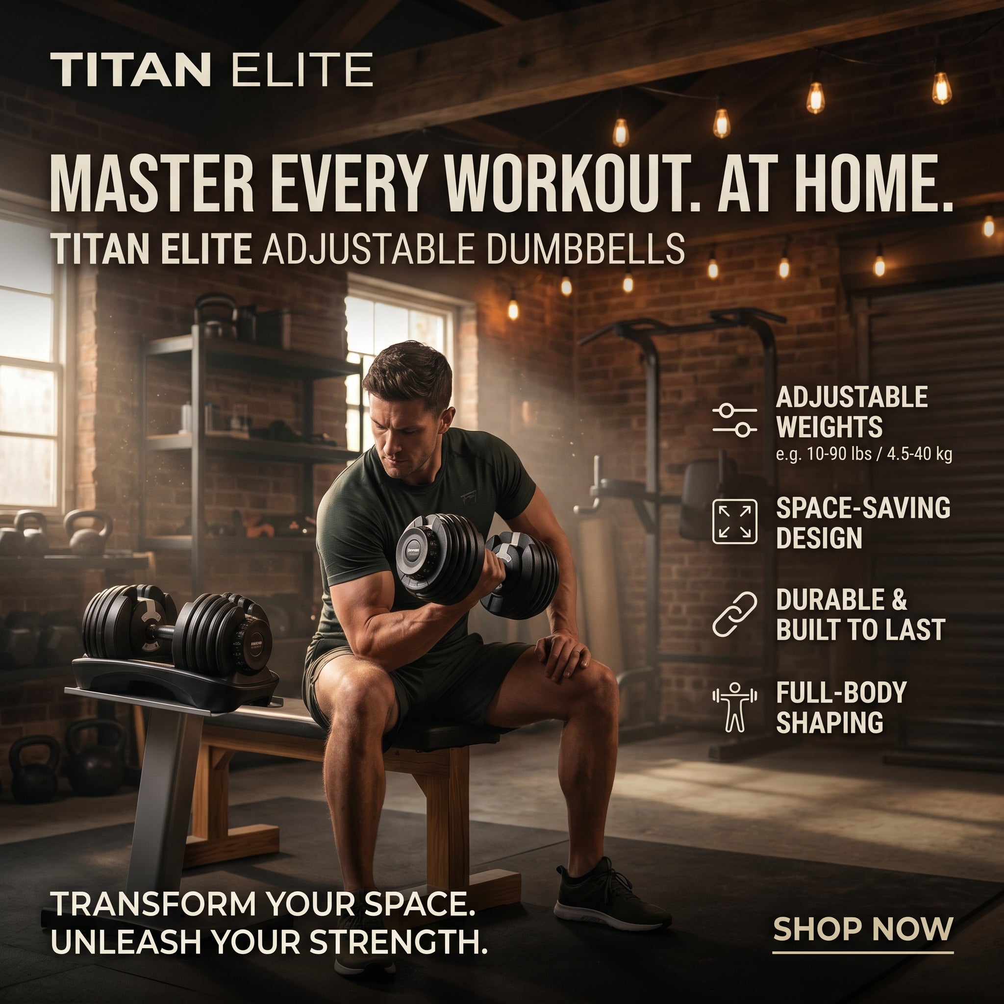 Portable Adjustable Dumbbells, Quick Lock Weight Dumbbells, Foldable Compact Fitness Gear for Indoor & Outdoor Exercise