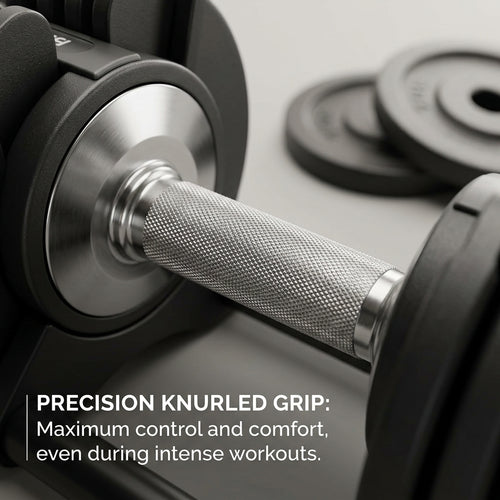 Portable Adjustable Dumbbells, Quick Lock Weight Dumbbells, Foldable Compact Fitness Gear for Indoor & Outdoor Exercise