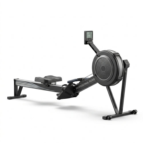 Multifunctional Rowing Machine, Foldable Home Gym Trainer, All-in-One Exercise Machine for Cardio Training and Body Shaping